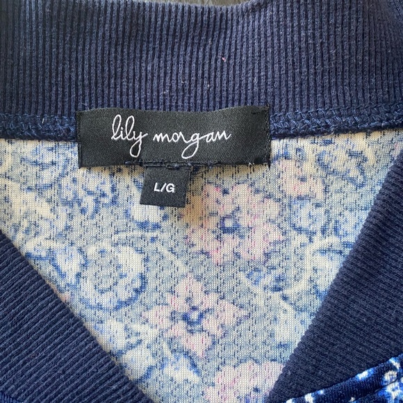 Lily Morgan vest with flower and zip. With pockets - Picture 6 of 10